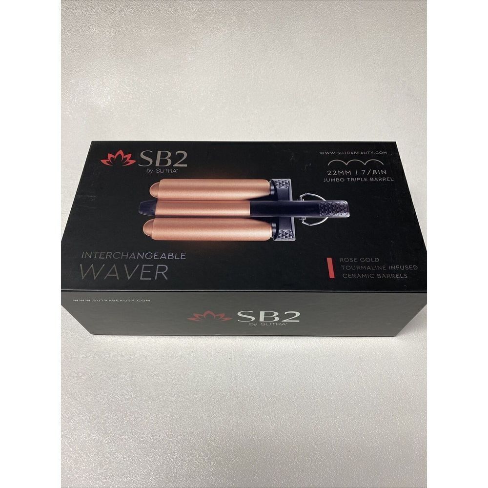 SUTRA SUPREME Interchangeable Waver Rose Gold 22mm 7/8in Infused Ceramic Barrels